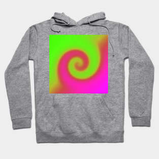 Swirl Green Pink Hoodie